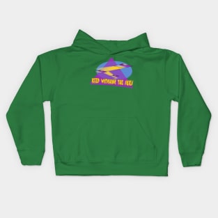 UFO-Keep Watching the Skies Kids Hoodie